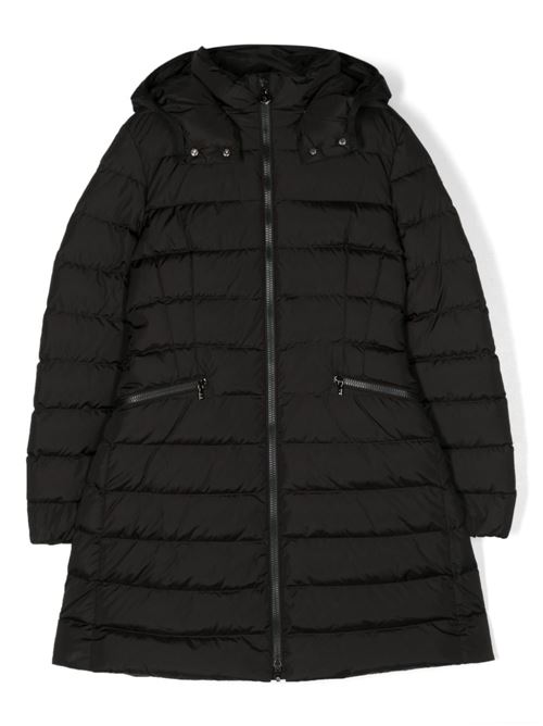 Piumino bambina charpal long coat nero MONCLER KIDS | I29541C5021054155999